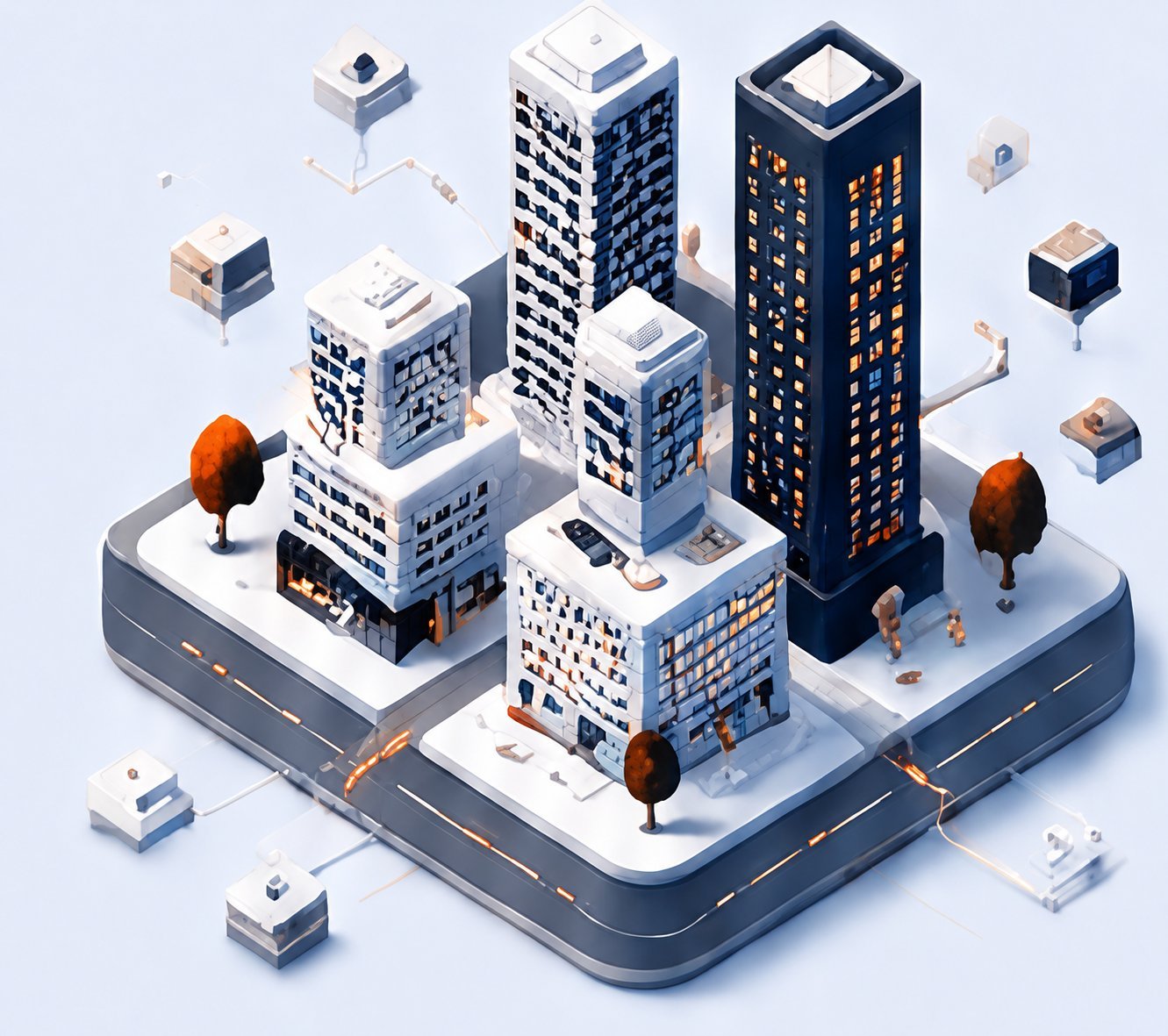City skyline representing the industries we serve